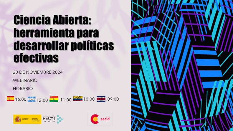 FECYT organiza el webinario Ciencia Abierta: herramienta para desarrollar políticas efectivas