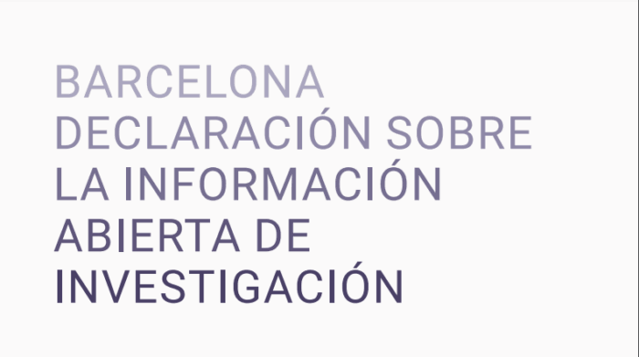 Imagen La Agencia Estatal de Investigación firma su adhesión a la Declaración de Barcelona